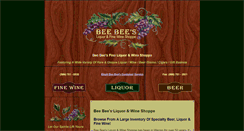 Desktop Screenshot of beebeesliquor.com